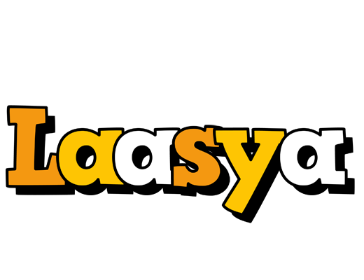 Laasya cartoon logo