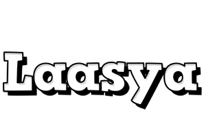 Laasya snowing logo