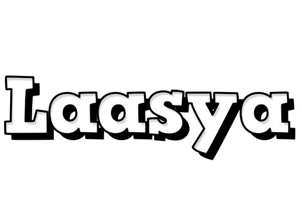 Laasya snowing logo