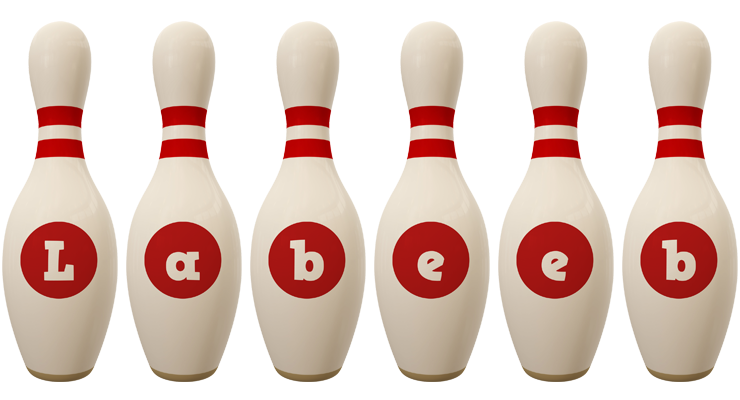 Labeeb bowling-pin logo