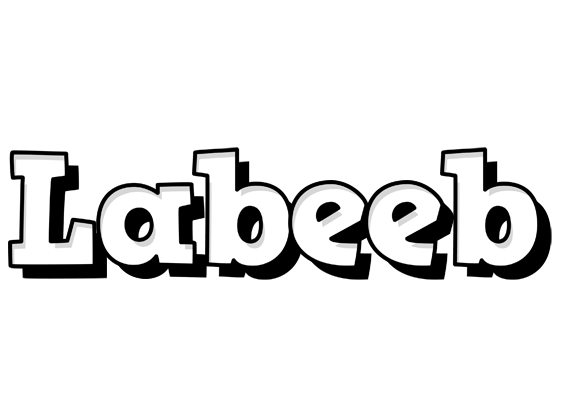 Labeeb snowing logo