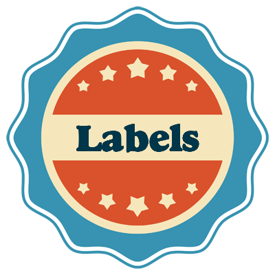LABELS logo effect. Colorful text effects in various flavors. Customize your own text here: https://www.textgiraffe.com/logos/labels/