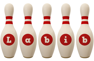 Labib bowling-pin logo