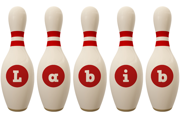 Labib bowling-pin logo