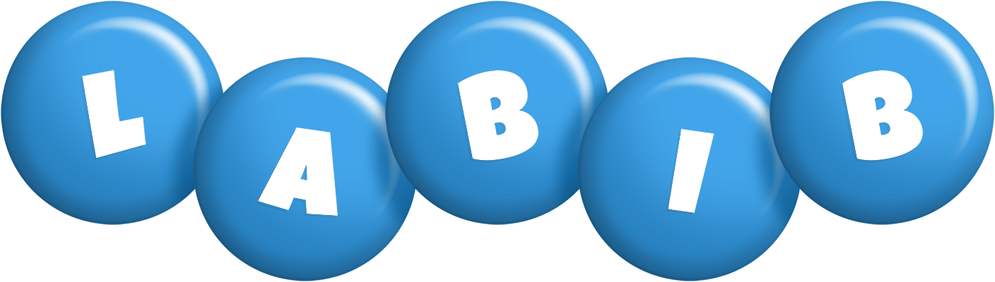 Labib candy-blue logo