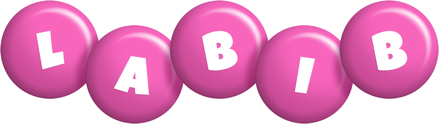 Labib candy-pink logo