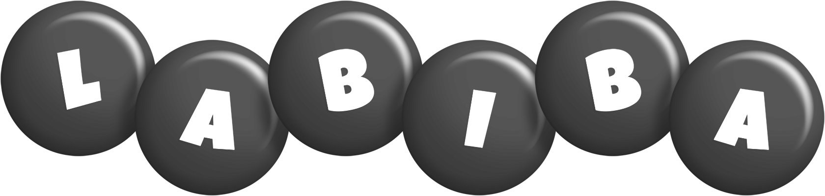 Labiba candy-black logo