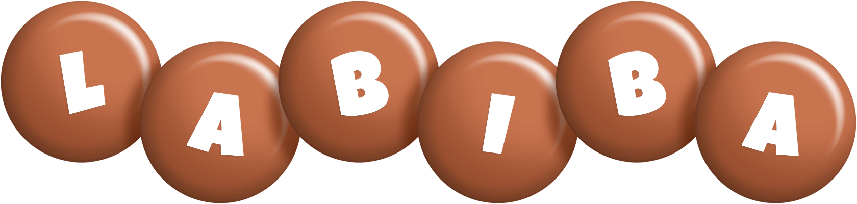 Labiba candy-brown logo