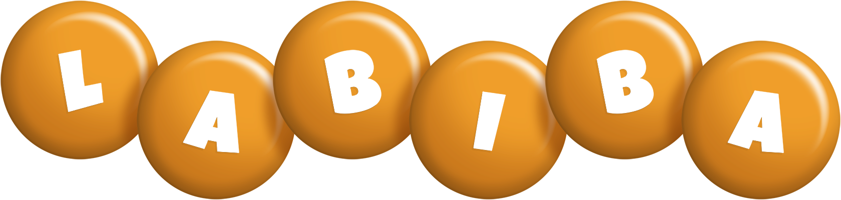 Labiba candy-orange logo