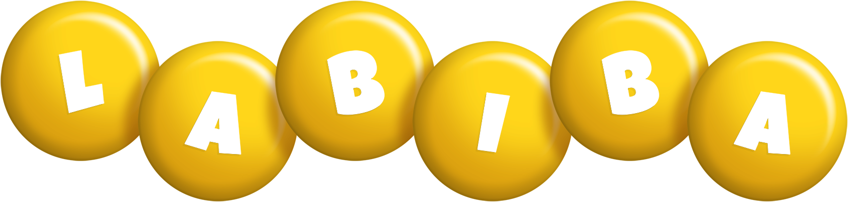 Labiba candy-yellow logo