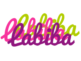 Labiba flowers logo