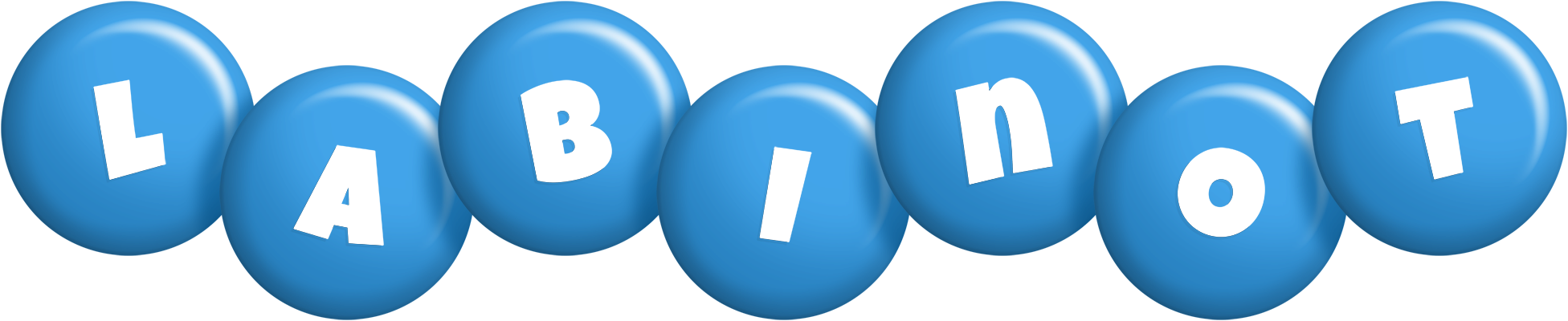 Labinot candy-blue logo