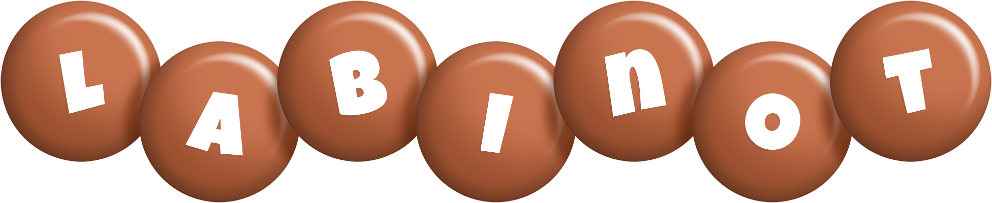 Labinot candy-brown logo