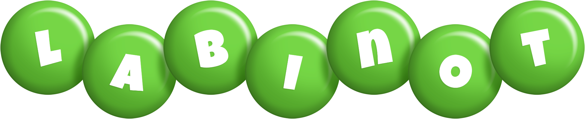 Labinot candy-green logo