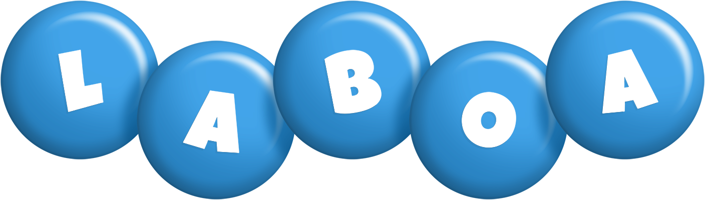 Laboa candy-blue logo