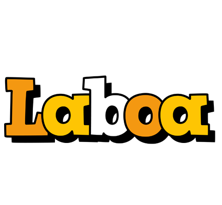 Laboa cartoon logo