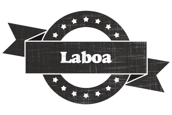 Laboa grunge logo