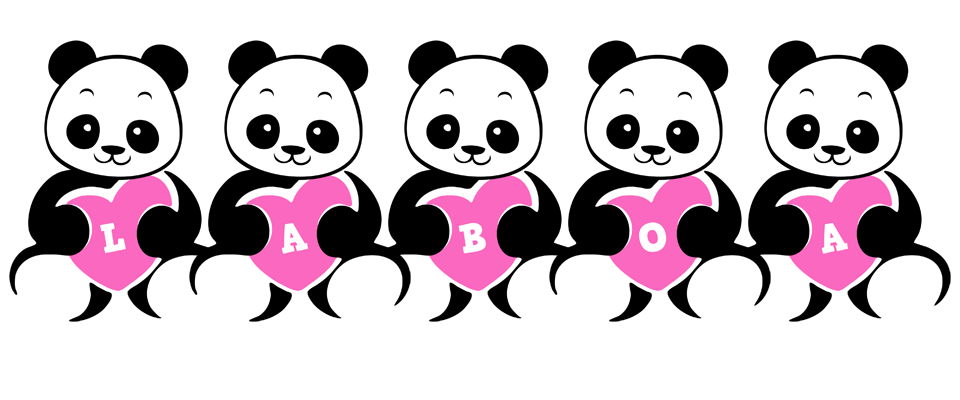 Laboa love-panda logo