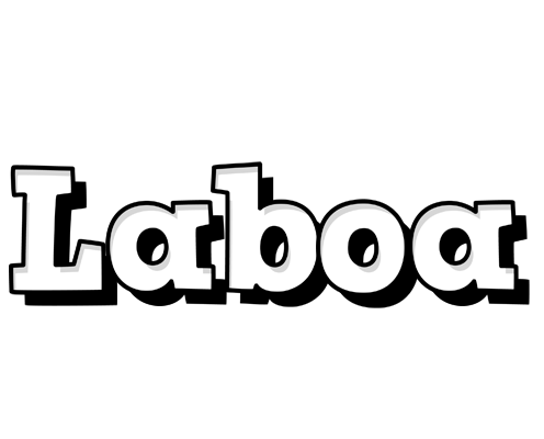Laboa snowing logo