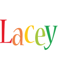 Lacey birthday logo