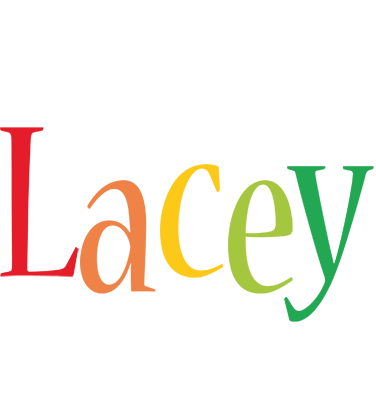 Lacey birthday logo