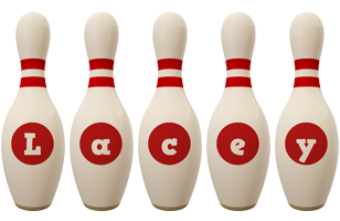 Lacey bowling-pin logo