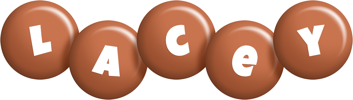 Lacey candy-brown logo