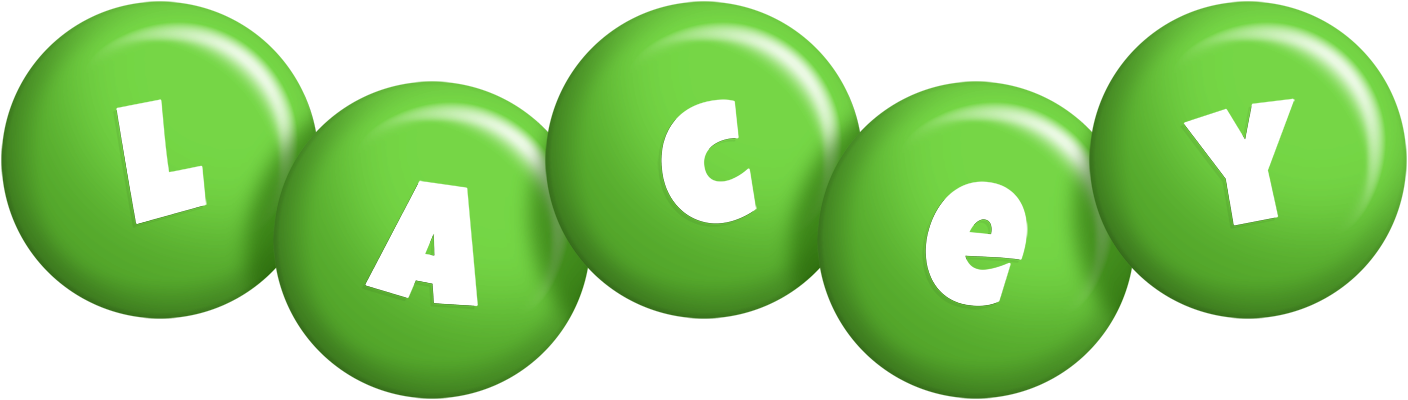 Lacey candy-green logo