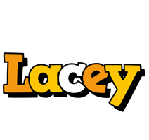 Lacey cartoon logo