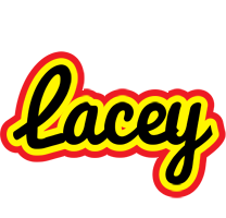 Lacey flaming logo