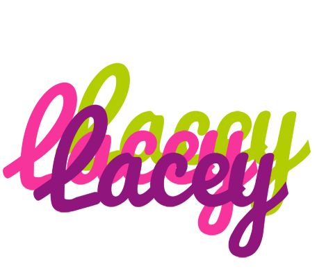 Lacey flowers logo