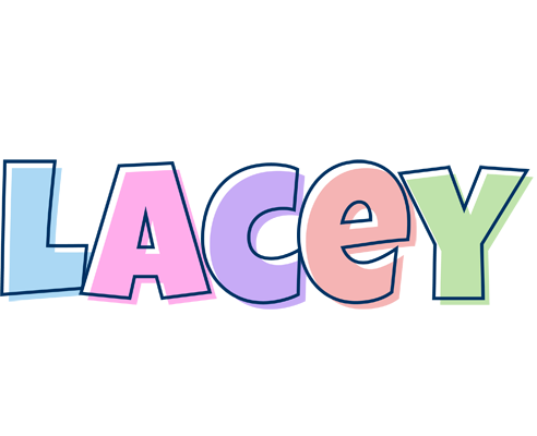Lacey pastel logo