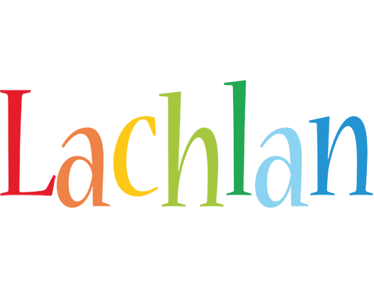 Lachlan birthday logo