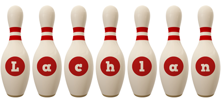 Lachlan bowling-pin logo