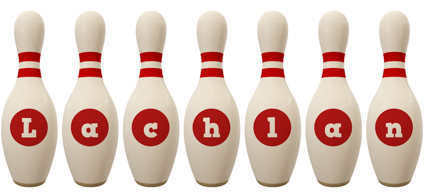 Lachlan bowling-pin logo