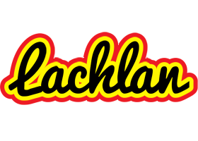 Lachlan flaming logo