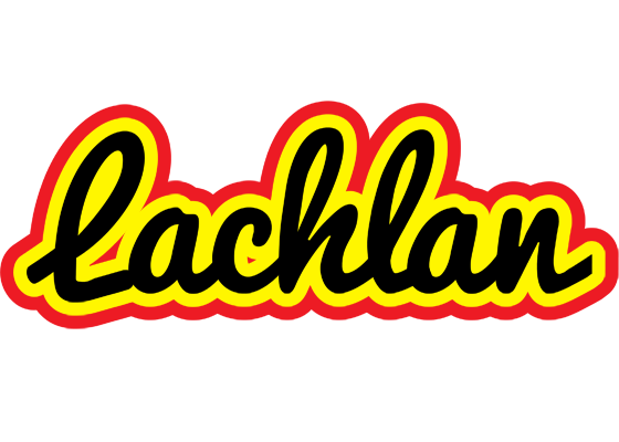 Lachlan flaming logo