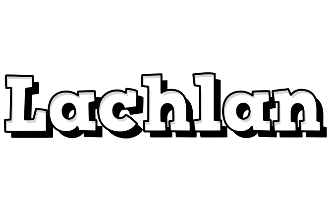 Lachlan snowing logo
