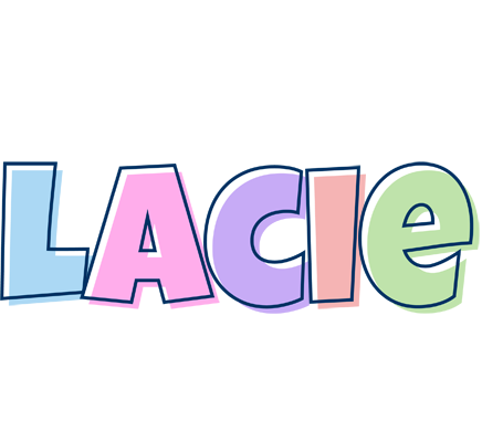 Lacie pastel logo