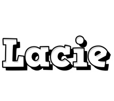 Lacie snowing logo