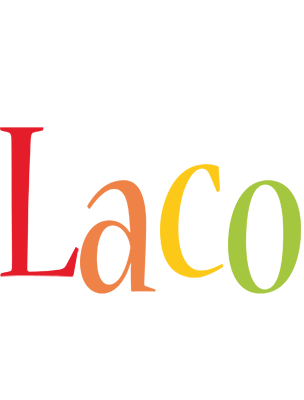 Laco birthday logo