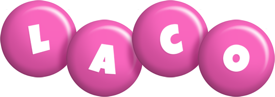 Laco candy-pink logo