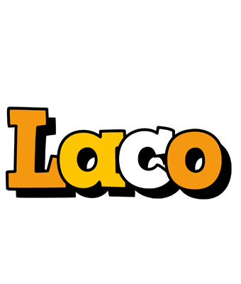 Laco cartoon logo