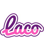 Laco cheerful logo