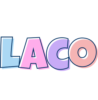 Laco pastel logo