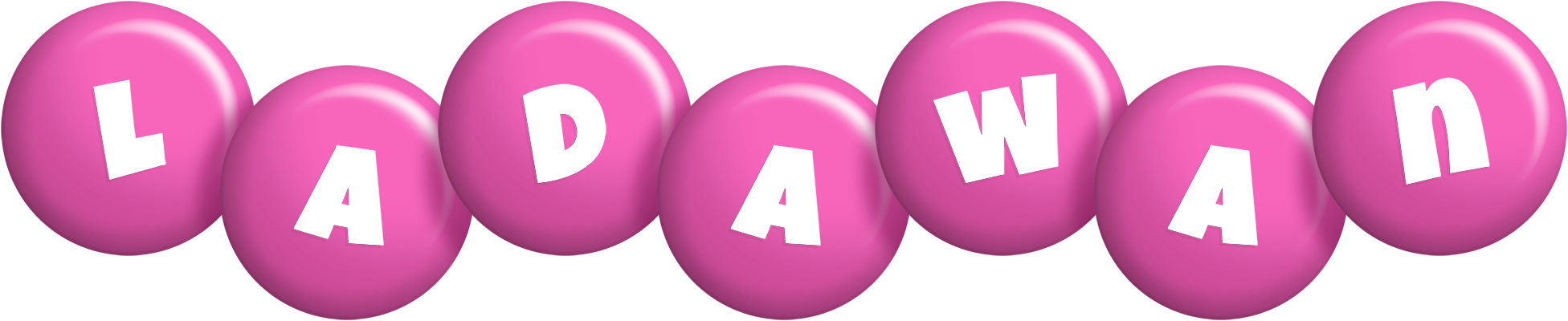 Ladawan candy-pink logo