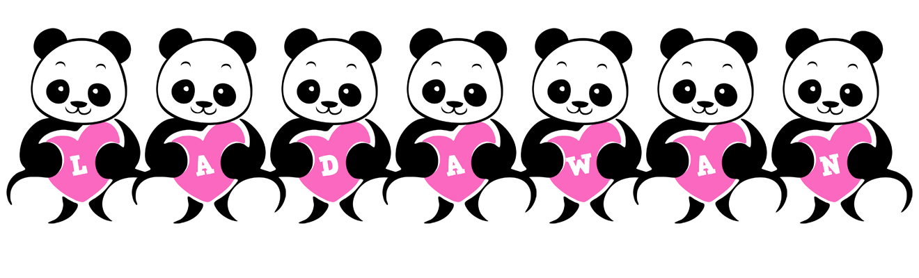 Ladawan love-panda logo