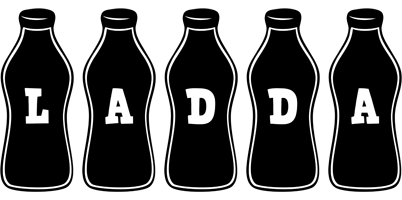 Ladda bottle logo