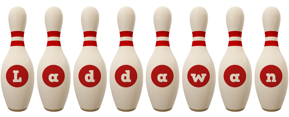 Laddawan bowling-pin logo