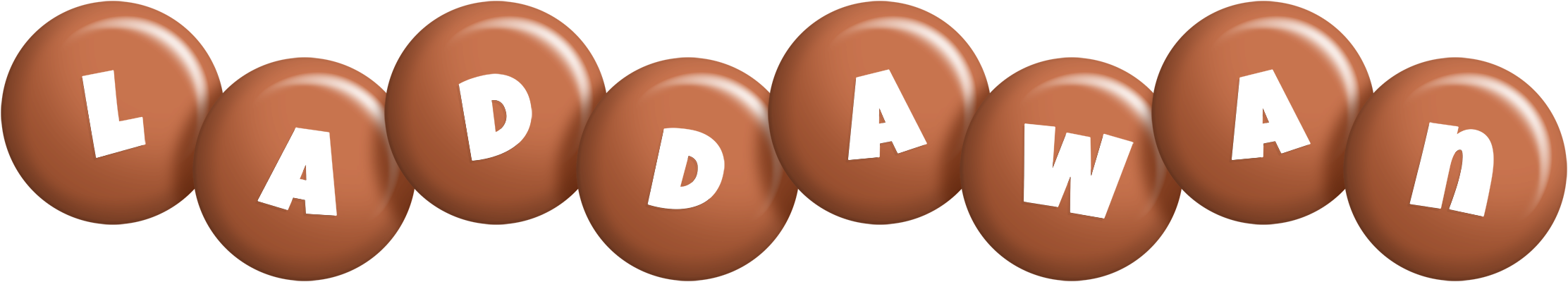 Laddawan candy-brown logo